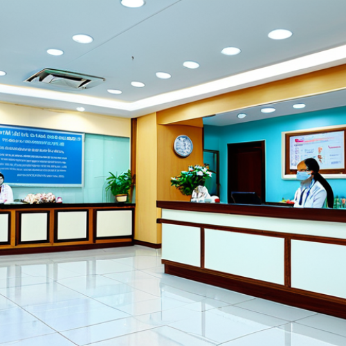 Home 21 Modern Hospital Reception**
"A professional and welcoming hospital reception area in Vietnam, with friendly staff assisting patients, clean and modern design, informative signage in Vietnamese, fully clothed, appropriate content, safe for work, perfect anatomy, natural proportions, professional photography, high quality, bright and inviting atmosphere, family-friendly."
**