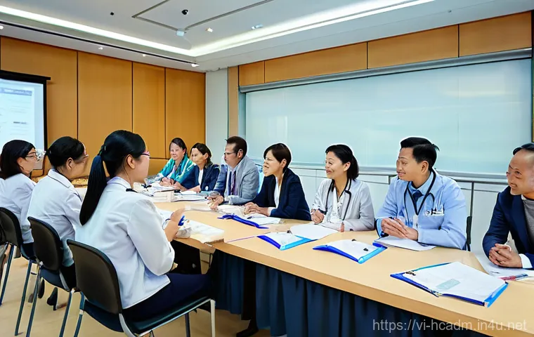 보건의료행정사 필수 자격증 리스트 - **Prompt: "A compassionate and professional female healthcare administrator, neatly dressed in a tai...